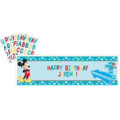 Mickey Mouse 1st Banner - Personalise It