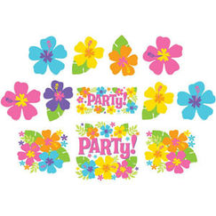 Hibiscus Party Cut-outs - pk12