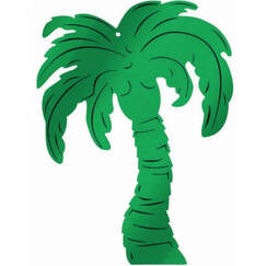 Embossed Palm Tree Cutout (38cm)