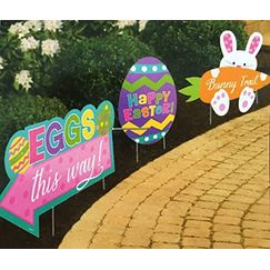Egg Hunt Yard Signs (pk3)