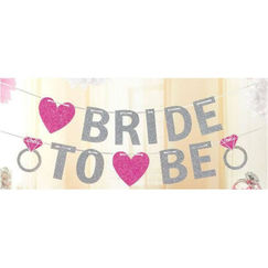 Bride To Be Letter Banner