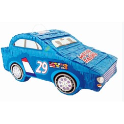 Blue Race Car Pinata