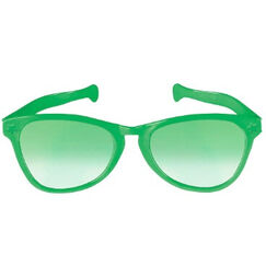 Green Jumbo Fun Glasses