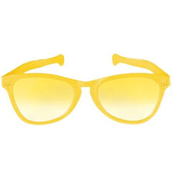 Yellow Jumbo Fun Glasses