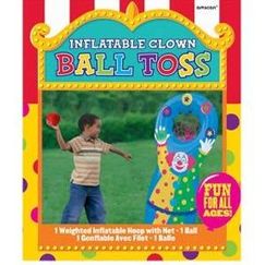Inflatable Clown Toss Game
