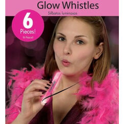 Team Bride Glow Whistle Necklaces - pk6
