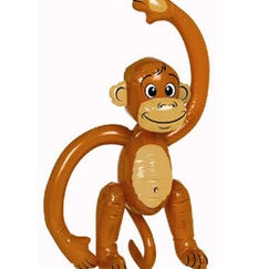 Inflatable Monkey (65cm)