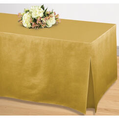 Re-usable Gold Fitted Table Cover