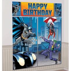 ! Batman Birthday Wall Scene Setter