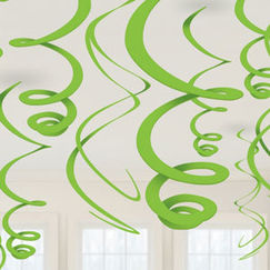 Hanging Green Swirls - pk12