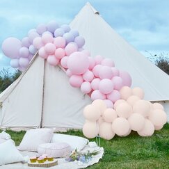 Purple & Pink Balloon Garland Arch Kit