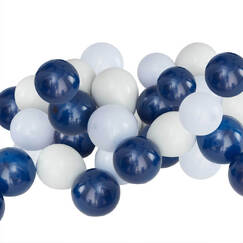 Blue Tones Small 12cm Balloons (pk40)