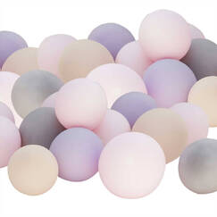 Soft Tones Small 12cm Balloons (pk40)