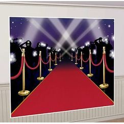 Red Carpet Insta View Mural Backdrop