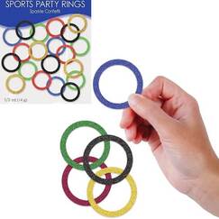 Sports Rings Sprinkles - pk20