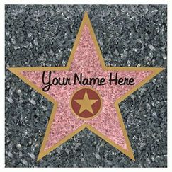 Walk Of Fame Star Cling On 