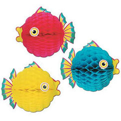 Hanging Tissue Bubble Fish - Each