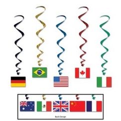 International Flag Swirls - pk5