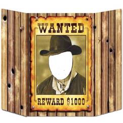 Wanted Poster Photo Op Prop Stand Up