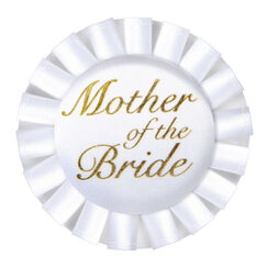 Mother Of The Bride Satin Badge