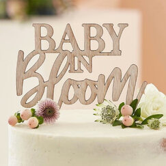 Baby In Bloom Cake Topper