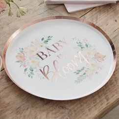 Baby In Bloom Plates - pk8