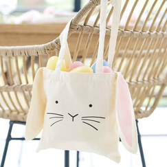 Bunny Canvas Tote Bag