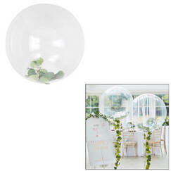 Orb Balloon With Foliage Inside