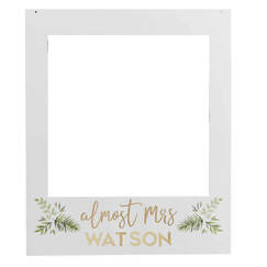 Almost Mrs Photo Frame Prop - Add Last Name