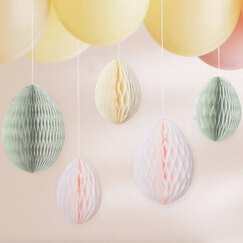 Hanging Easter Egg Decorations (pk5)