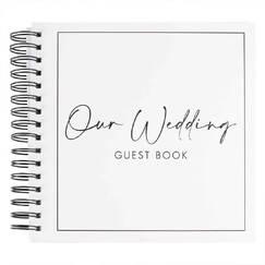 Contemporary Wedding Guest Book