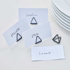 Contemporary Wedding Place Card Holders