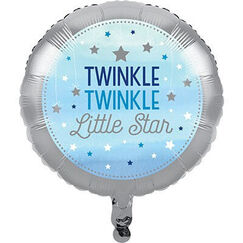 Blue Twinkle Little Star Balloon (45cm)