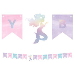 Mermaid Shine Birthday Banner