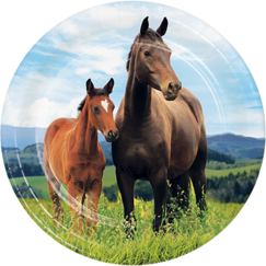Horse & Pony Snack Plates (pk8)