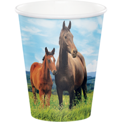Horse & Pony Cups - pk8