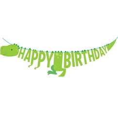 Dino Birthday Banner