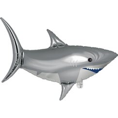 Grey Shark Balloon (94cm)