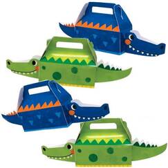 Alligator Party Treat Boxes - pk4