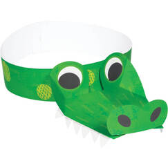 Alligator Party Headbands - pk8