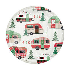 Christmas Campers Snack Plates (pk8)