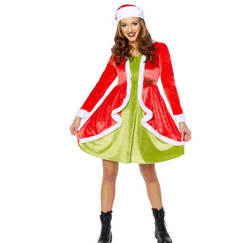 Santa Grinch Costume (Womens)