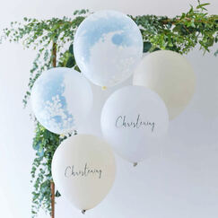 Christening Balloon Bundle (pk5)