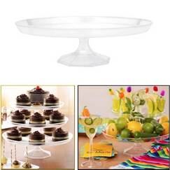 Clear Dessert Stand (Choose Size)