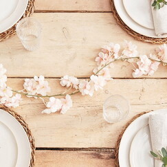 Cherry Blossom Table Garland