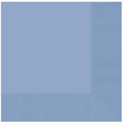 Large Pastel Blue Napkins - pk20