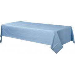 ! Pastel Blue Plastic Tablelcloth