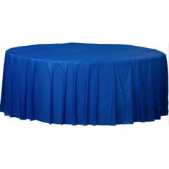 Royal Blue Tablecloth - Round