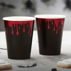 Blood Splatter Cups (pk8)