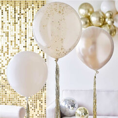 Gold Party Balloon Bundle (pk3)